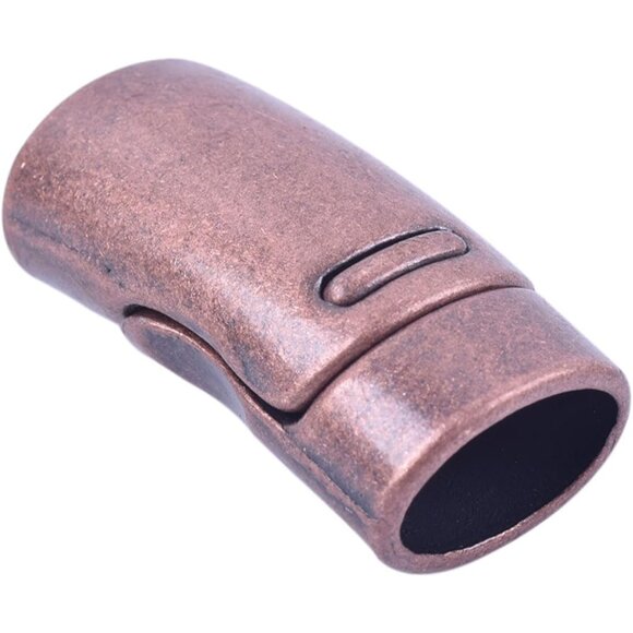 Easy Use Antique Copper Magnetic Clasps - 5 Sets for Creative Crafting Projects - Picture 3 of 3